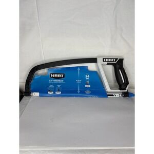 HART 12 inch Hacksaw with 24 TPI Blade for Metal Cutting Comfort Grip